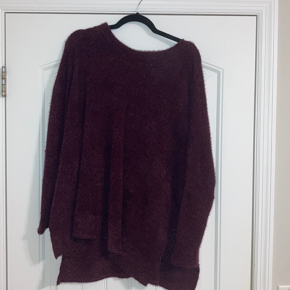 Pink lily oversized sweater